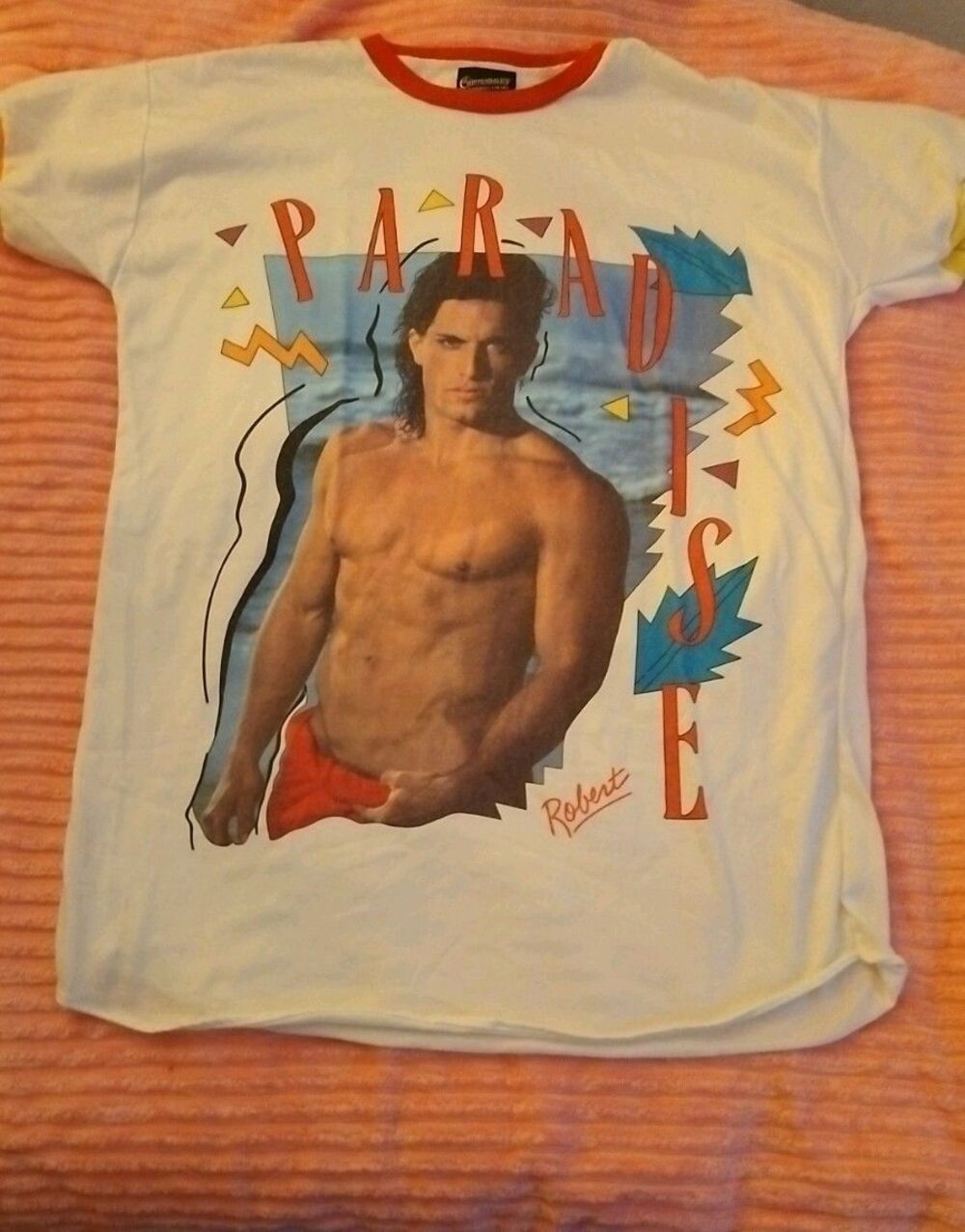 Vintage Authentic Chippendales Paradise Graphic 1980s Women's Shirt - one size